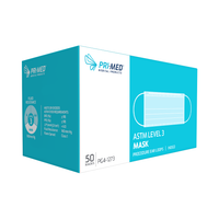 ASTM Level 3 Mask, Ear Loops, Indigo