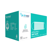 ASTM Level 3 Soft Mask, Ear Loops, White