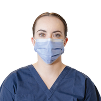 ASTM Level 3 Mask, Ear Loops, Indigo - Made in Canada