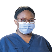 ASTM Level 3 Mask, Anti-Fog Foam, Ear Loops, Indigo - Made in Canada