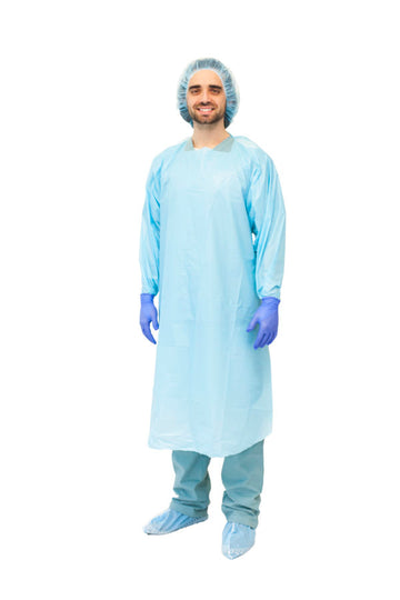 Overhead Protective Film Gown